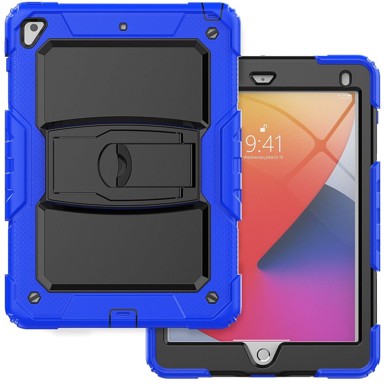 NIKCORP Zaštitna maska sa stalkom i naramenicom za Samsung Galaxy Tab A7 Lite 8.7", plava